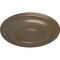 Ekena Millwork Niobe Ceiling Medallion (Fits Canopies up to 8 5/8"), Hand-Painted Warm Silver, 18"OD x 1 1/2"P CM18NIWSS - alternate 3